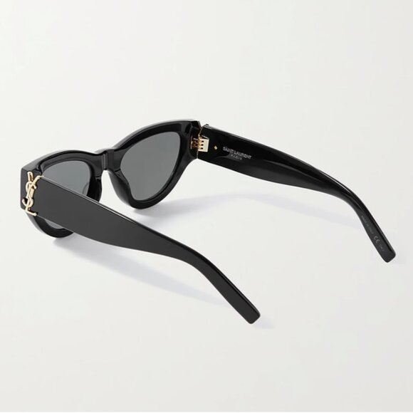 BRAND NEW NWT SAINT LAURENT EYEWEAR YSL oversized cat-eye acetate sunglasses main image 7